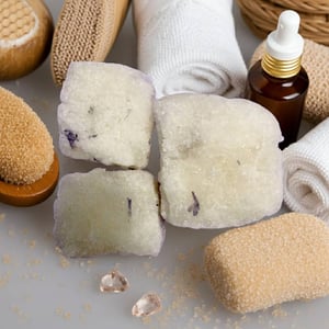 Image of Lavender Sugar Scrub Cubes