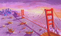 'The Golden Gate Bridge - San Francisco'