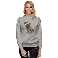 Image 23 of Frenchie Xmas Lights Crewneck