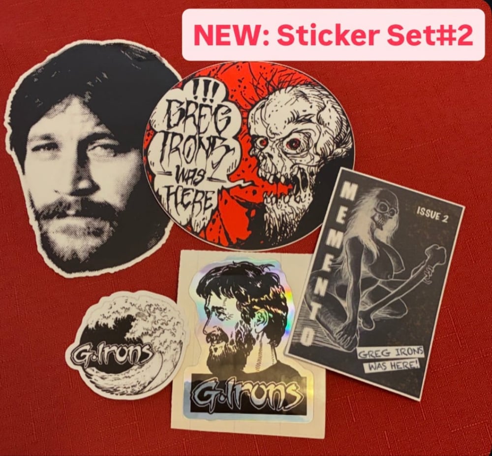 GREG IRONS • Sticker Pack #2