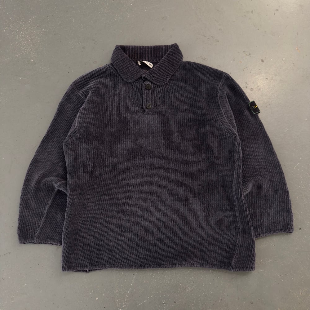 Image of AW 1997 Stone Island Chenille Knit, Size XL