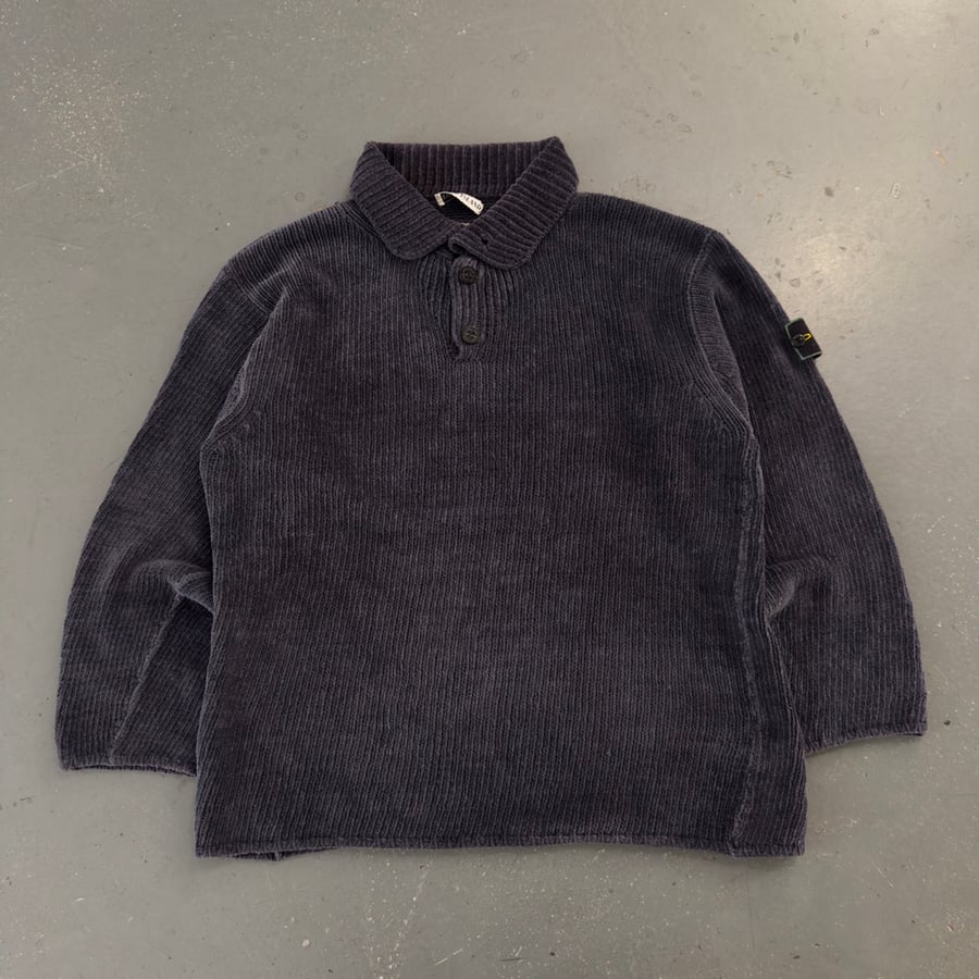 Image of AW 1997 Stone Island Chenille Knit, Size XL