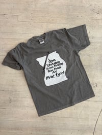 Image 1 of PRINT HOLE STUDIO TEE GRAY