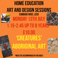 Image 2 of Home Ed. Monday 13th July. Aboriginal Art