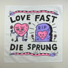 Pre-order "Love Fast Die Sprung" Bandana