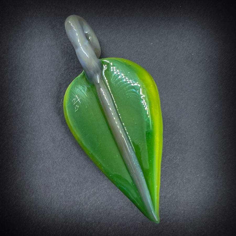 Image of Triple Mushroom Leaf Pendant