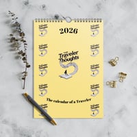 Image 1 of The Calendar of a Traveler 2026 - Yellow Edition