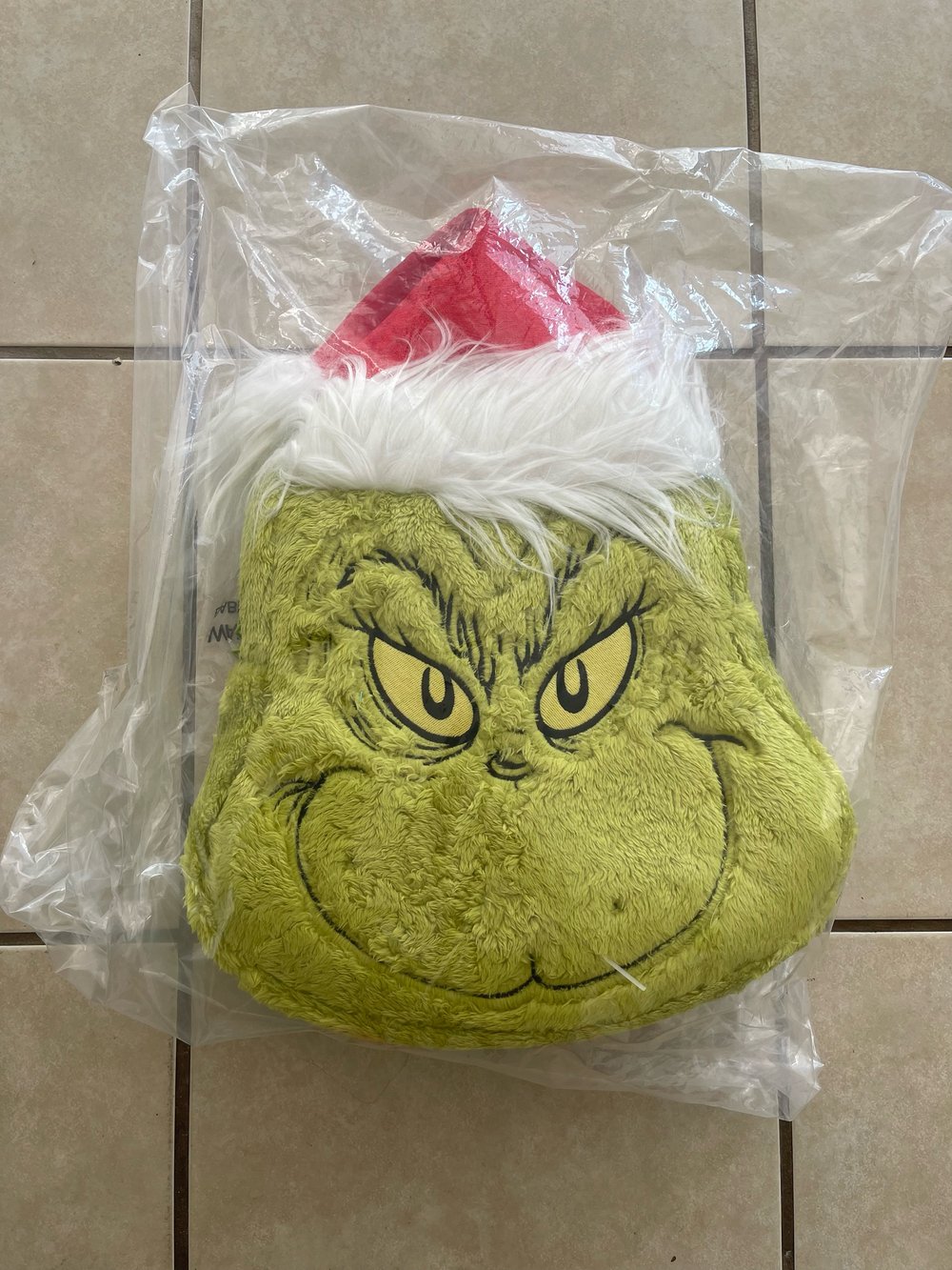 The Naughty Grinch Santa Hat Backpack