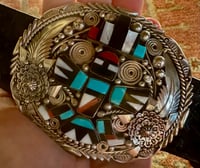 Image 3 of Ben Begay Belt buckle & new leather belt 
