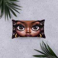 Image 5 of Big Brown Eyes - Basic Pillow