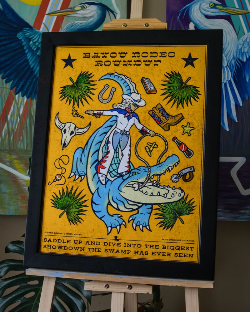 Image of Bayou Rodeo Poster