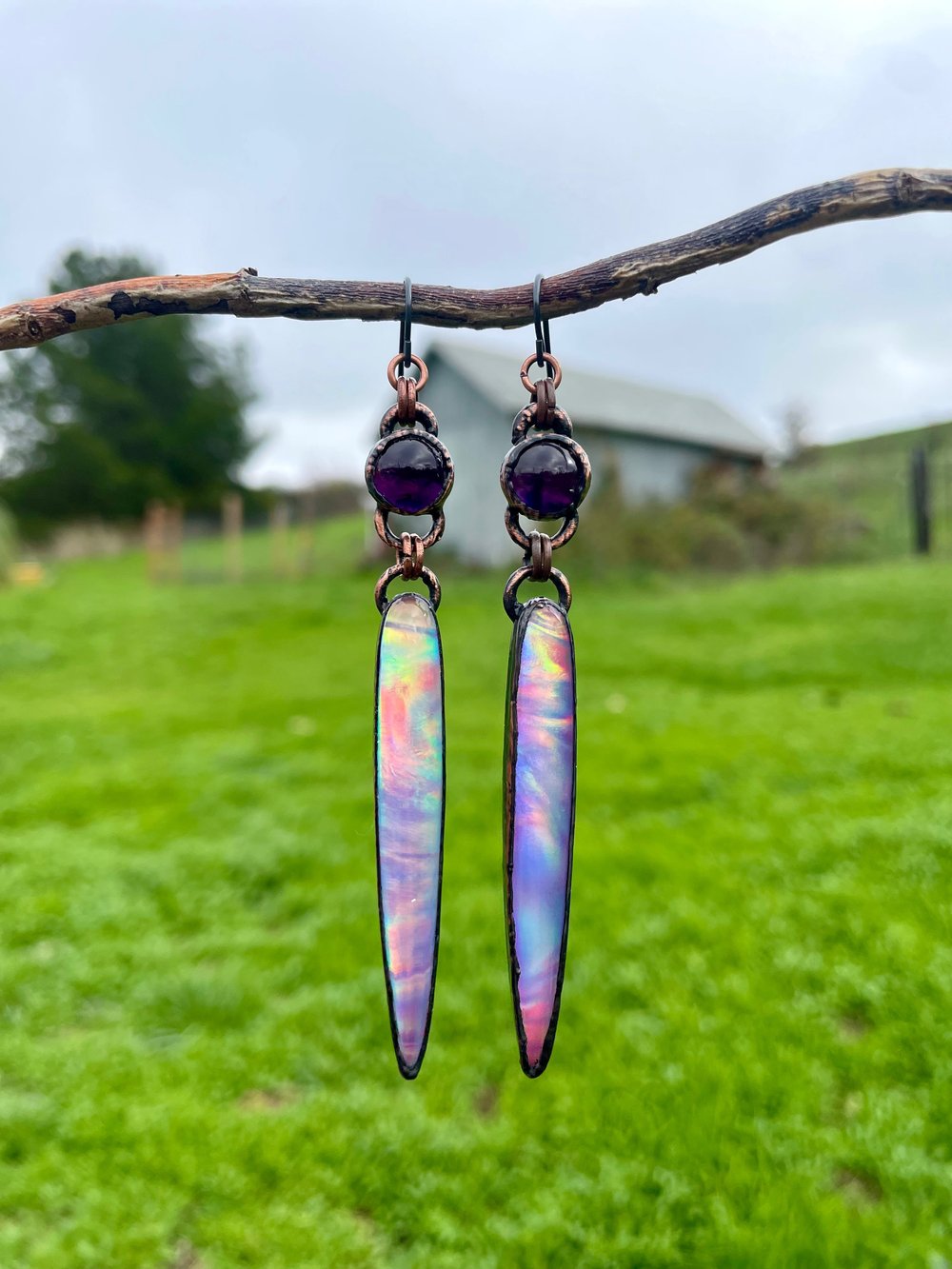 Aurora Opal Earrings