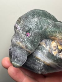 Image 13 of Platypus Fluorite Carving #2919