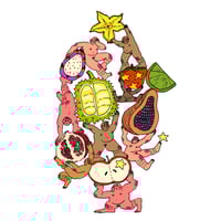 Image 2 of Fruit Circus A3 Print