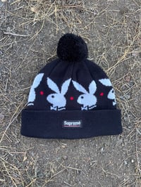 Image 1 of Supreme FW17 Playboy Jacquard Beanie 