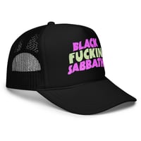 Image 2 of Black Fuckin Sabbath Trucker Hat