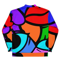 Image 2 of SHEEFY "CUBIST" ALL OVER BOMBER JACKET 