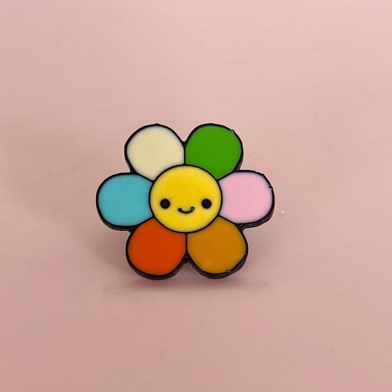 Image of Happy Flower Pin