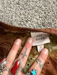 Image 4 of fairyfae up-cycled hand dyed button up blouse (M)