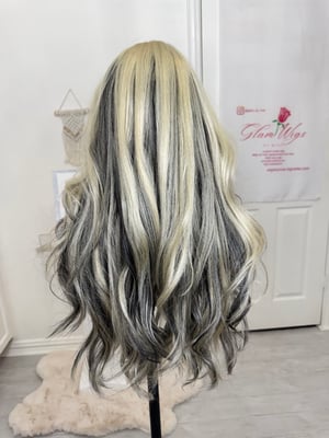 Image of Edgy blonde luxury (ready to ship)