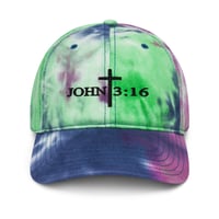 Image 3 of John 3:16 Tye Dye Hat