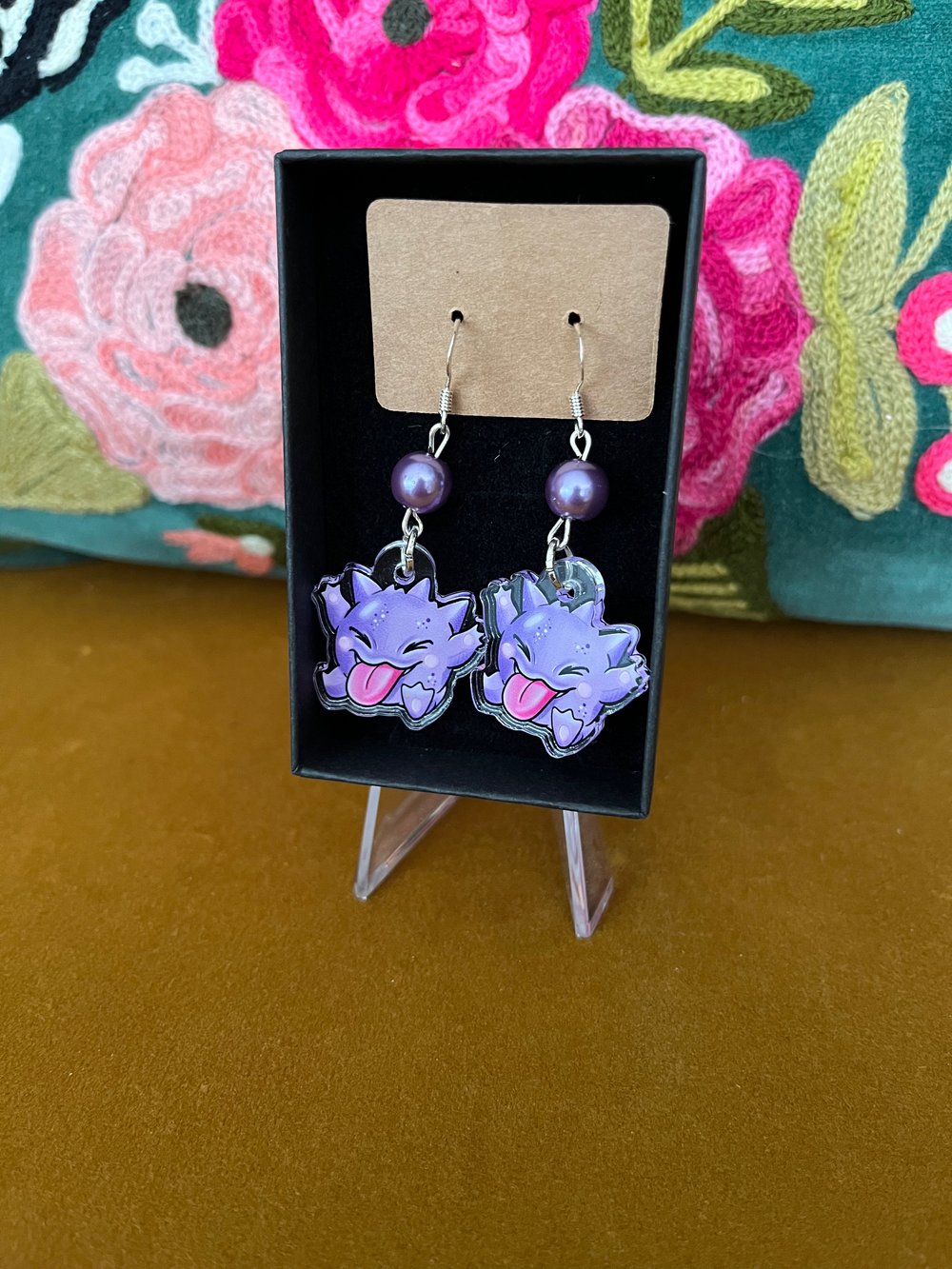 Gengar acrylic earrings 