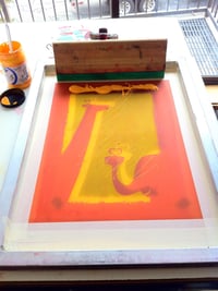 Image 2 of Coffee, Thee & Me Silkscreen Art Print