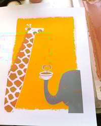 Image 4 of Coffee, Thee & Me Silkscreen Art Print