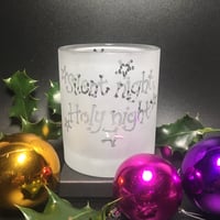 Image 2 of ‘Silent Night, Holy Night’ Christmas tealight holder