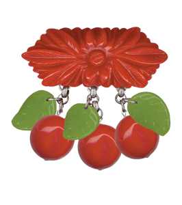 Image of Cherry brooch