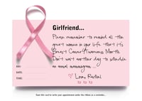 Mammogram Reminder Cards (Breast Cancer Awareness Month)