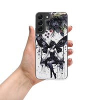 Image 3 of Dark Goth Fairy and Dark Flowers Clear Case for Samsung®