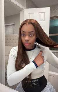 Image 2 of Brown Glueless 26inch 13x4