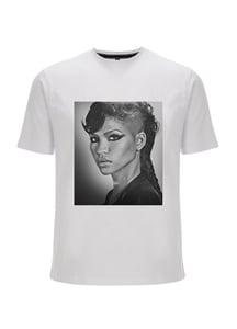 Image of CASSIE X OCULUS "GALAXY" T-SHIRT LIMITED (WHITE)