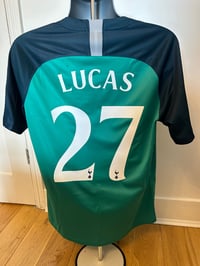 Image 3 of Tottenham Hotspur “LUCAS 27” 2018/19 Third Shirt + patches (L)