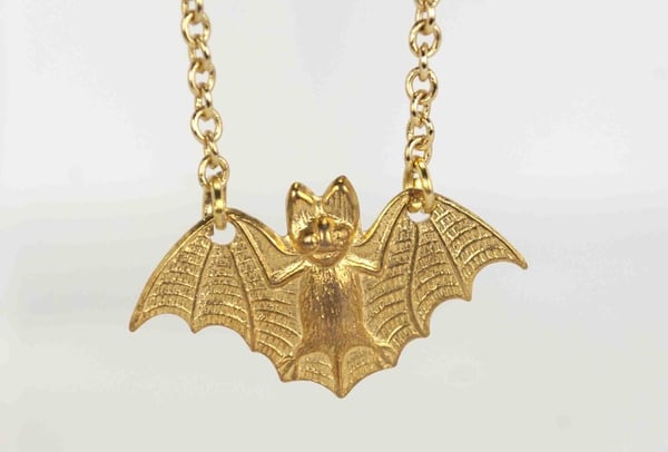 Image of small bat necklace