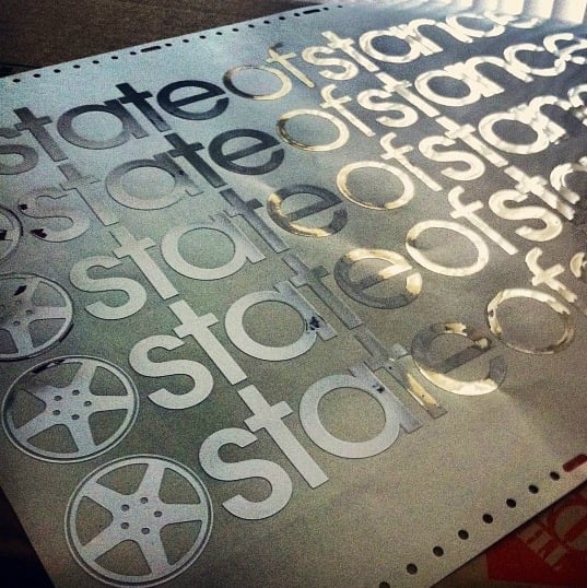 Image of State of Stance Windshield Banner Logo | Vinyl Sticker