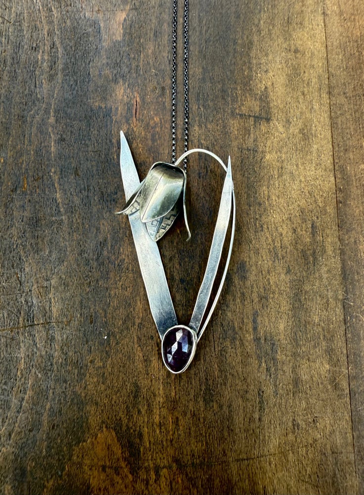 Image of Fritillaria Statement Pendant (with chain)