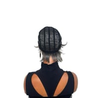 Image 6 of Arden | Silver Feathered Pixie Wig