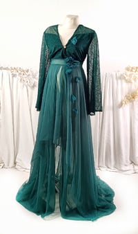 Image 1 of Maternity/non maternity dress Juliette | size S-M-L | emerald