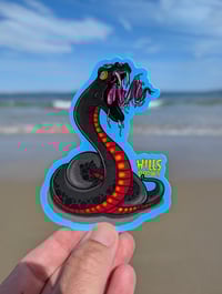 MADD snake sticker