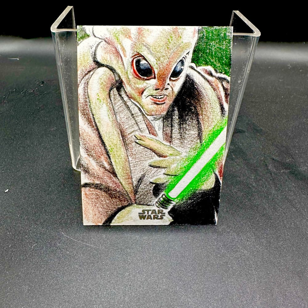 Topps Star Wars Kit Fisto Sketch Card