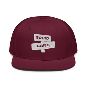 Image of White Solid Lane Snapback