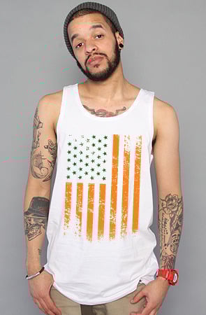 Image of United We Swag "UM" Tank White