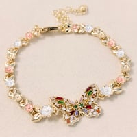 Image 1 of Multicolor Butterfly Bracelet