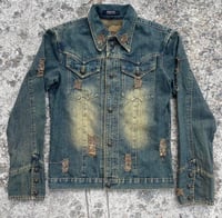 Image 1 of Vintage Japanese Brand Distressed Denim Jacket