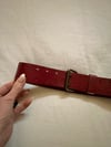 early 70s double-prong leather belt 