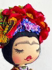 Image 6 of RESERVED FOR ALLISON FRIDA INSPIRED ART DOLL MEDIUM