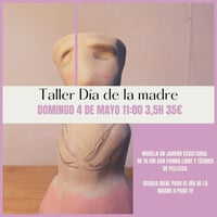 Image 1 of TALLER DÍA DE LA MADRE- Jarrón con forma
