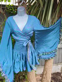 Image 7 of Stevie Co ord set - Purple and Jade Pink